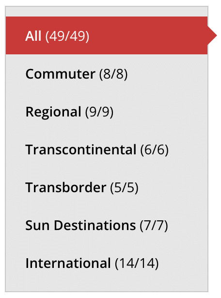 Types of Air Canada Flight Passes